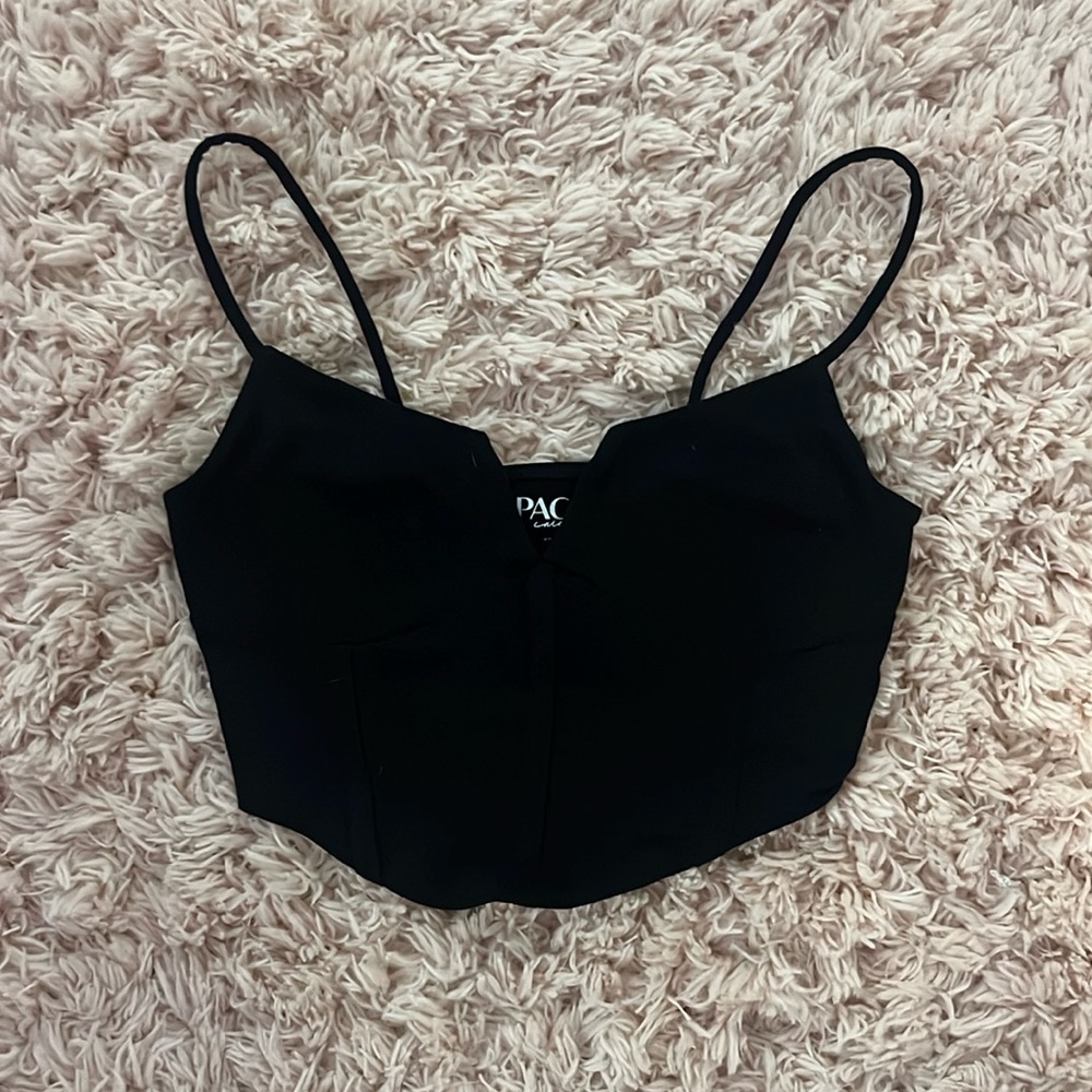 Pacsun Black Cropped Tank
